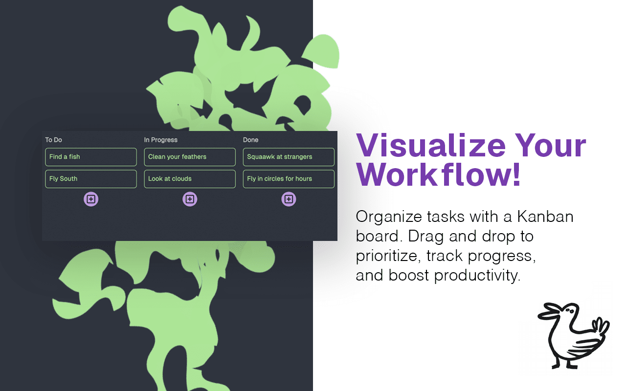 Blaawk Kanban board screenshot