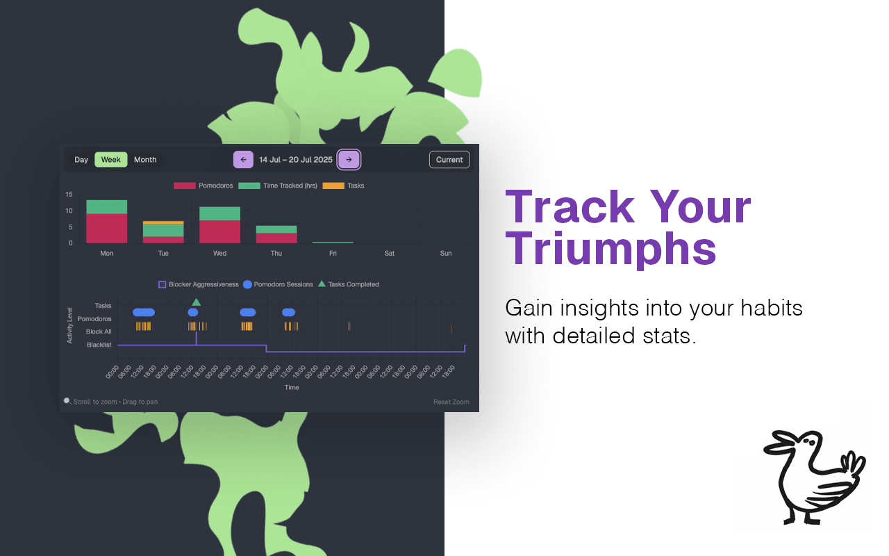 Blaawk stats dashboard screenshot